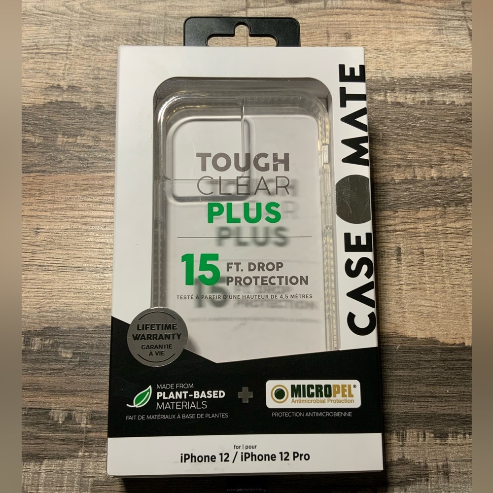 Casemate Tough Clear plus iPhone 	12 Pro 6.1’’